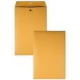 thumbnail image 2 of Quality Park Clasp Envelope, #98, Cheese Blade Flap, Clasp/Gummed Closure, 10 x 15, Brown Kraft, 100/Box (37898), 2 of 3