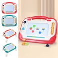 thumbnail image 1 of Sentmoon Summer Toys Grows with Your Child Children's Colored Magnetic Drawing Board Girls Kindergarten Learning Graffiti Detachable Writing Board Magnetic Drawing Stand Toy, 1 of 7