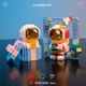 thumbnail image 3 of Bloques de construcción de micropartículas para niños, espacio creativo, aeroespacial, figura de astronauta brillante con luz, juego de ladrillos DIY, juguetes para niños, regalo, 3 of 5