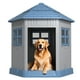 thumbnail image 1 of Caseta para perros DRATO para interiores y exteriores, duradera para perros grandes, color azul, 1 of 8