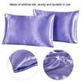 thumbnail image 6 of 2-Pack King Size Artificial Silk Pillowcases - Breathable & Dustproof Design, 6 of 8