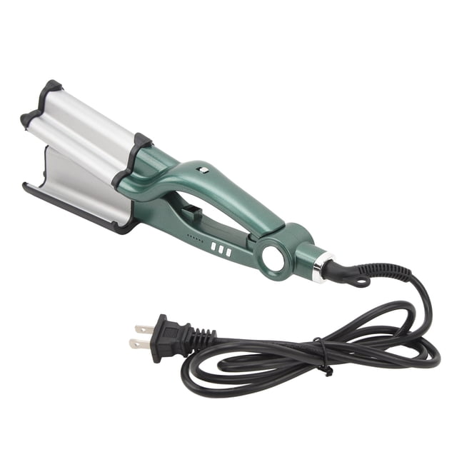 Waver de Cabello, EE. Uu. Cotón 110-240V Aleación de Cabello Verde Eléctrico Profundo para la Vida Diaria