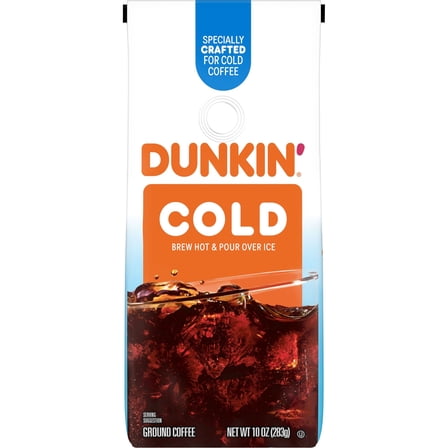 Dunkin’ Cold Ground Coffee, 10 oz Bag