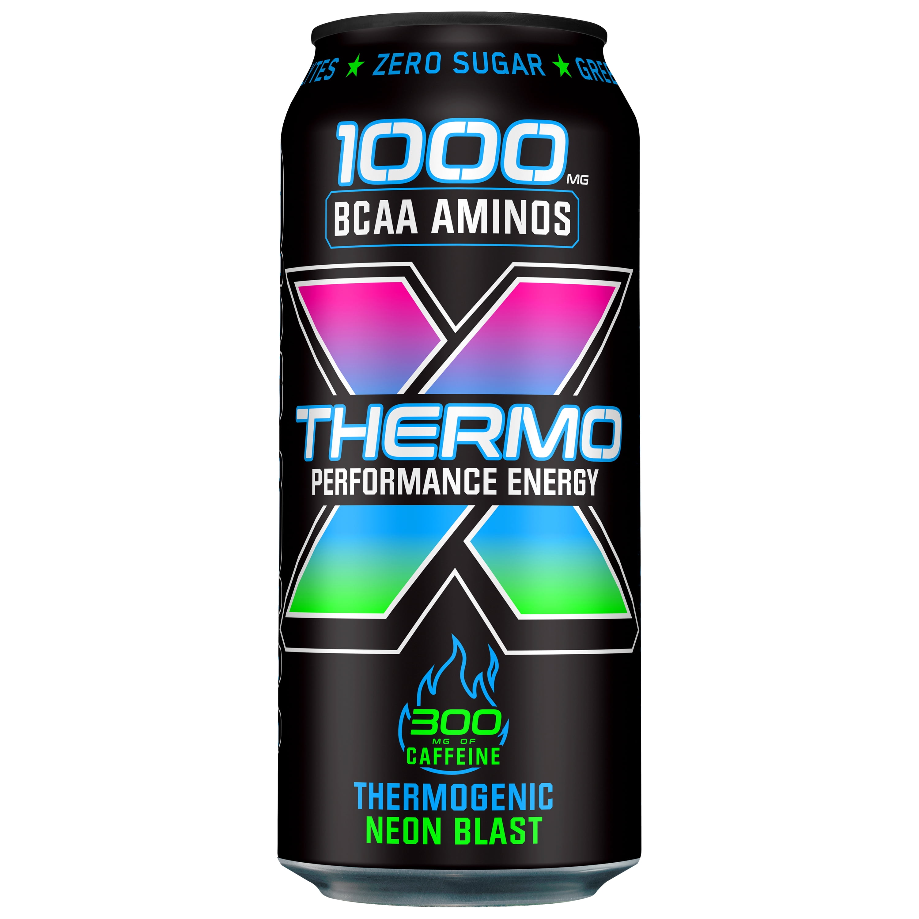 (24 Cans) Rockstar Thermo Neon Blast Energy Drink, 16 fl oz