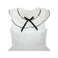 thumbnail image 4 of Girls Dress White Ruffle Collar Lace First Communion Pageant 8 Years, 4 of 7