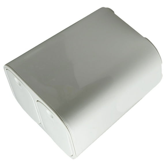 SEWCHICS Double Trash Can Kitchen White 1Pack 12.99X11.42X8.27In