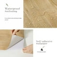 thumbnail image 4 of PVC Waterproof Self Adhesive Wallpaper Wall in Rolls Furniture Cabinets Vinyl Decorative Film Wood Grain Stickers For Home Decor, 4 of 10