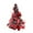 Red, variant on FFENYAN Mini Christmas Tree Creative Mini Desktop Christmas Tree Decoration Leaves Christmas Tree Decoration Gold
