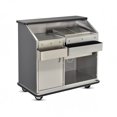 thumbnail image 1 of FWE CB-4 L5 48"L Conventional Portable Bar, Stainless Interior, Hibiscus Cherry, 1 of 1