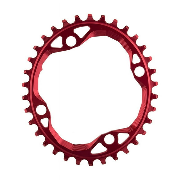 Absolute Black Oval 104 BCD N/W Chainring Absoluteblack Oval 104mm 34t 4b Rd