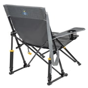 GCI Outdoor Kickback Rocker Low Profile Rocking Camp Chair, Heathered Pewter