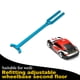 thumbnail image 4 of RC CAR Second Floor Board Cars con control remoto Accesorios Profesional Fiable robusto 1/28 Actualización de piezas de repuesto Modificando Parte Azul Kearding FN009816-01, 4 of 7