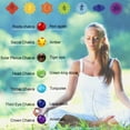 thumbnail image 5 of Chakra Bracelet 7 Chakra 8mm Natural Stone Healing Bracelet Stress Relief Yoga Beads Anxiety Bracelet Aromatherapy Essential Oil Diffuser Bracelet Bangle, 5 of 7