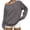 Dark Gray, variant on Womens Off the Shoulder Shirts Oversized Boat Neck Long Sleeve Pullover Tops Casual Trendy Loose Blouses