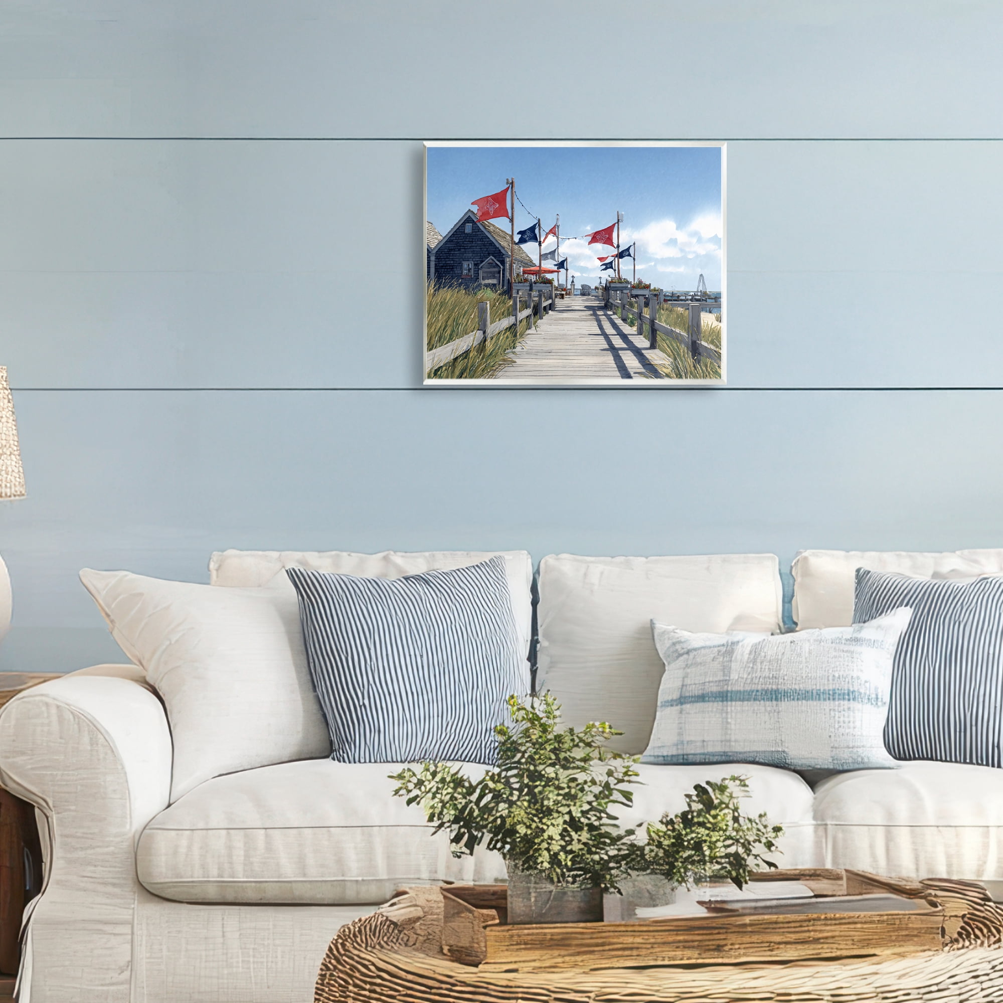 Stupell Industries Summer Boardwalk Stroll Wall Plaque Art, design by Franklyn Gregory