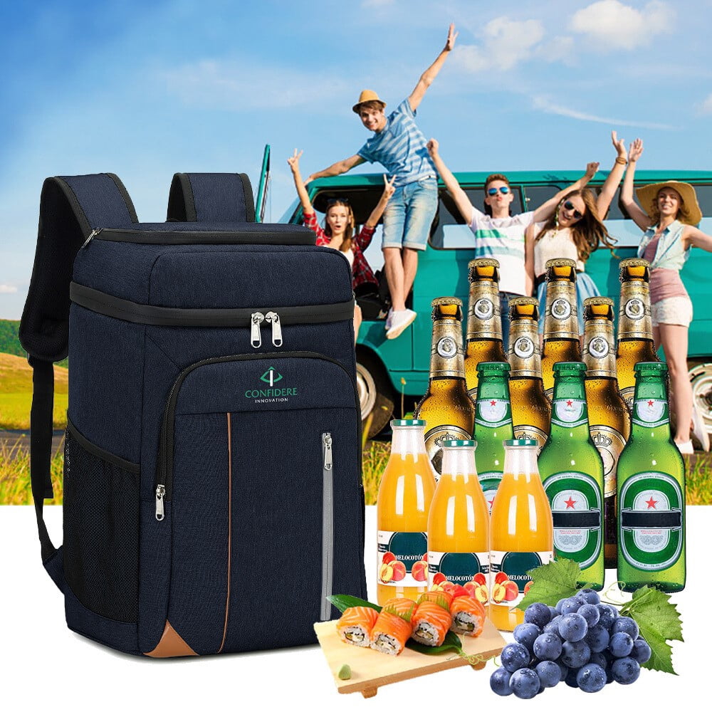 Backpack Coolers Insulated Leak Proof 30 Cans- Portable Cooler Lightweight for Beach, Travel, Camping & Lunch, Cooler Backpack for Men & Women, Insulated Compartment & USB Port
