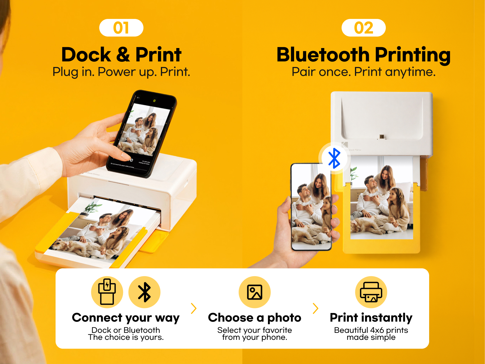 Kodak Dock Plus Instant Photo Printer Bundle photo 3