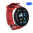 thumbnail image 1 of d18s reloj inteligente colorido pantalla táctil monitor de frecuencia cardíaca esfera redonda 1.3 pulgadas pulsera deportiva fitness tracker para exteriores, 1 of 4