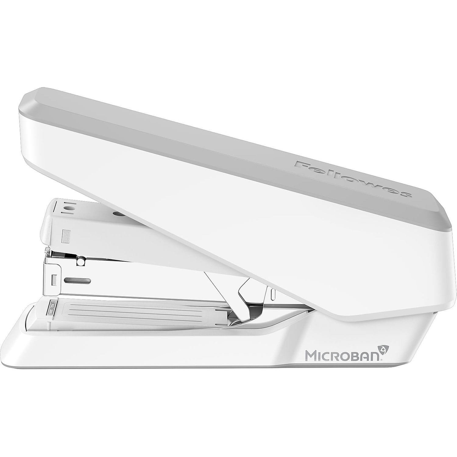 Fellowes LX870 EasyPress Desktop Stapler 40-Sheet Capacity White (5014501) LX870WHITE