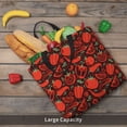 thumbnail image 5 of Hirioo Tomatoes And Chili for Tote Bag for Women, Quilted Shoulder Bag with Zipper, Large Capacity Handbags for Casual, Travel, Work, 5 of 7