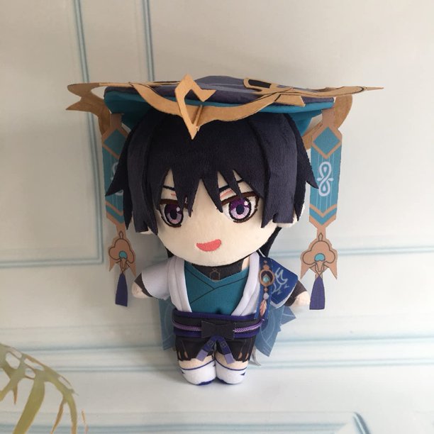 Xishao Scaramouche Genshin Impact Plush Wanderer Doll Anime Stuffed Plushie for Genshin Impact Fan Holiday Birthday Gifts Multi Multi Xishao Juguetes