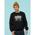 thumbnail image 2 of Grey Aliens Sweatshirt Men -Image by Shutterstock, Male 4X-Large, 2 of 4