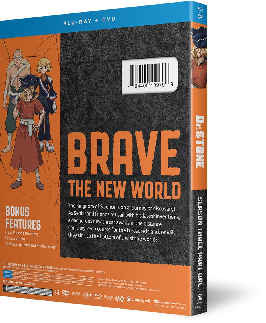 アニメ　DVD　Dr.STONE 3rd SEASON　1～5巻セット Dr. Stone: Season 3 - Part 1 - Walmart.com