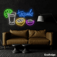 thumbnail image 4 of Craftnamesign Tequila Neon Sign, Mexico Restaurant Decor, Bar Club Signs, 4 of 4