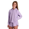 thumbnail image 2 of Reebok Girl’s Athletic Momentum Tech Fleece Pullover Hoodie, Sizes 4-18, 2 of 6