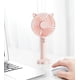 thumbnail image 3 of Super mini ventilador de mano de tres velocidades, energía eólica, base desmontable, batería integrada, puerto USB, mini ventilador de mano Vhermosa ZSY-1381, 3 of 5