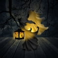 thumbnail image 3 of Decoraciones de Halloween Mensajero Del Infierno Al Aire Libre con Linterna- 2023 Mejorado Decoraciones de Linterna de Bruja de Halloween Escultura sin Rostro Resina Decoraciones de Halloween para el, 3 of 6