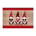 thumbnail image 2 of Roses Love Heart Truck Gnomes Romantic Washable Welcome Entry Way Entrance Mat, Absorbent Hallway Accent Throw Runner Carpet 16x24 Inch, 2 of 3