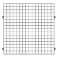 thumbnail image 1 of Lavi Industries 50-NX102-GB 48 x 48 In. Open Wire Grid Panel, Black, 1 of 1