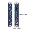 thumbnail image 3 of Chmadoxn 4th Of July Banner Decoration, Independence Day Banner Couplet Background Holiday Party Decoration Door Curtain Hanging Flag Front Foor Wall Decoration, 3 of 6