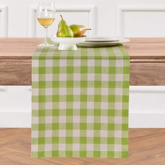 Morgan Check Table Runner