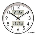 thumbnail image 1 of Bewildely Reloj de pared elegante ABS con rotación de escaneo silencioso, reloj de decoración para el hogar, relojes para el salón, pared Electrodomésticos tipo+2 10 pulgadas, 1 of 6