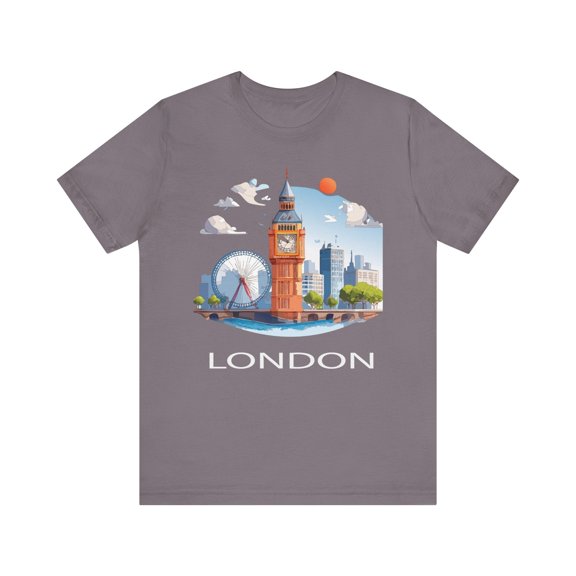 London Shirt, Travel T-Shirt, Tourist Shirts, Tee Shirt with Travel Prints 3