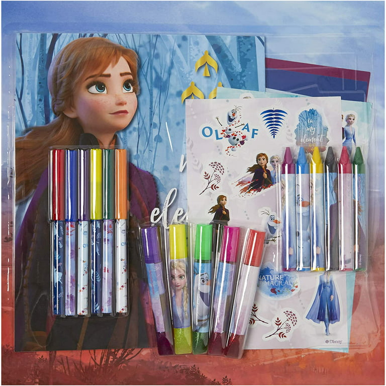 Disney Princess Drawing and Painting Set for Kids - Princess Gift Bundle  with Coloring Book, Coloring Utensils, Watercolor Paints, Stickers, and  More