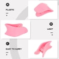 thumbnail image 3 of Raindrops 5Pcs Convenient Pink Eyelash Tweezer for Makeup Use Lightweight Compact, 3 of 6