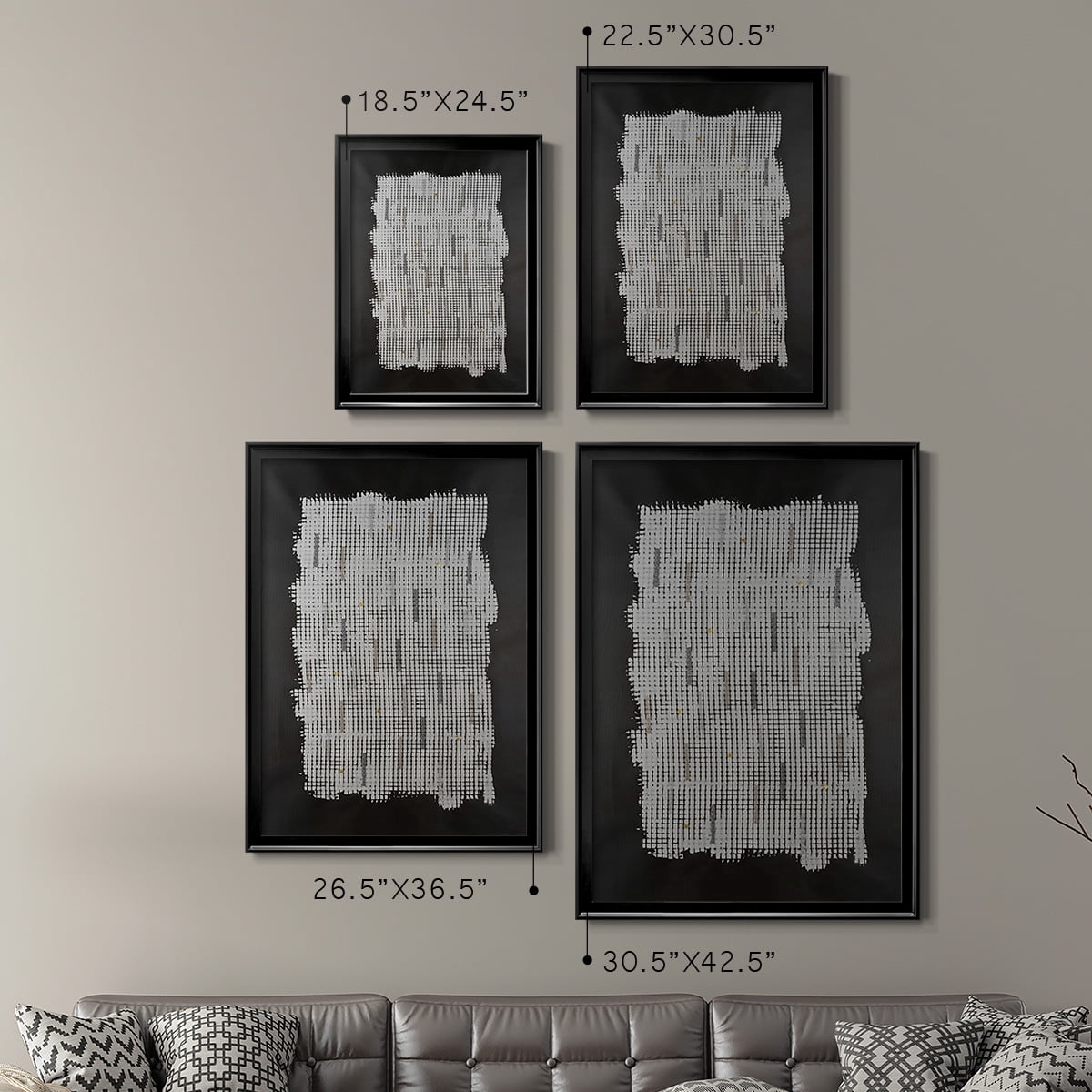 Bits & Bytes II Premium Framed Print, in Gold, Black, or Silver - Ready to Hang