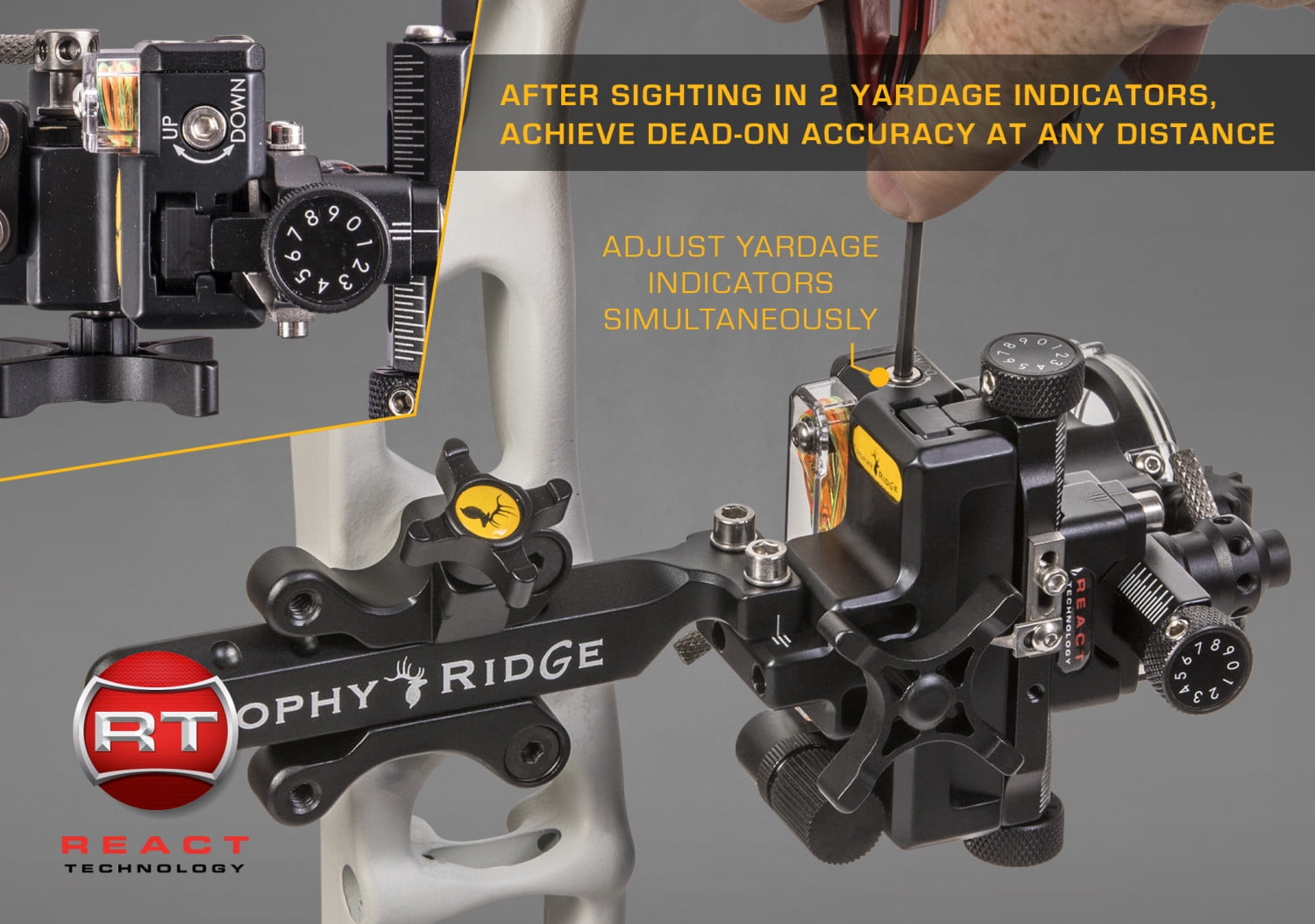Trophy Ridge React® One Pro™ Dovetail Sight
