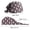 E, variant on Women Stand-Ear Yashmak Baseball Caps Leisure Print Adjustable Hat Black Black