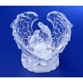 thumbnail image 2 of CC Christmas Decor Icy Crystal LED Lighted Holy Family Angel Wings Figurine - 3" - Pack of 6, 2 of 2