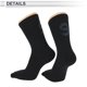 thumbnail image 4 of Calcetines de ciclismo Unique Bargains, transpirables, absorbentes de sudor, anti-fricción, negros, tamaño L, 1 par, número 9, 4 of 6