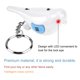 thumbnail image 1 of Whistle Key Finder Control de voz Llavero con forma de pájaro Mini Key Buscador de seguimiento anti-perdido con luz LED Adecuado para Key Wallet Celular(Blanco) Unbranded AF02658-04, 1 of 7