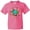 Neon Pink, variant on Peace Through Unity Youth T-Shirt