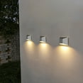 thumbnail image 4 of Kumdkd Silver Solar Lights Outdoor – Waterproof Decorative Stair Step Lights, Pathway Markers for Garden, Patio, Lawn – Auto-On Solar Powered LED Lights for Driveway, Yard, Camping, 4 of 6