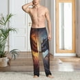 thumbnail image 2 of Naloa Red And White Beast Pajama Pants Men, PJ Bottoms, Sleep & Lounge Pants-X-Large, 2 of 6