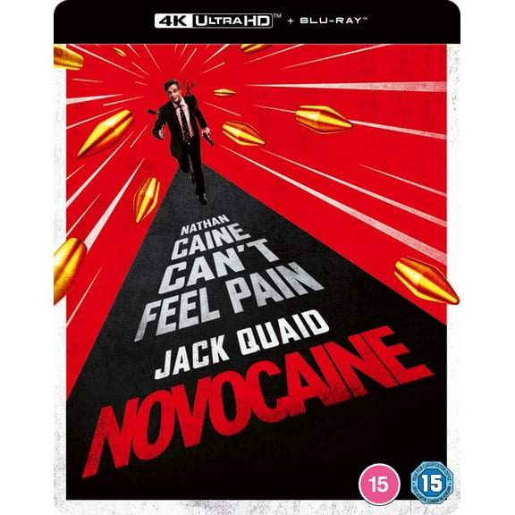 Novocaine Steelbook (4K Ultra HD) Conrad Kemp Garth Collins Betty Gabriel Lou Beatty Jr.