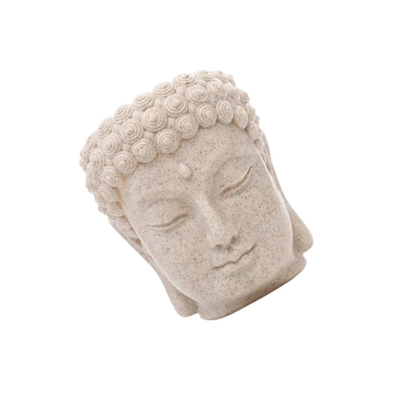 Zeiwohndc Buddhas Head Planter Resins Pot For Indoor Outdoor Plant And Succulents